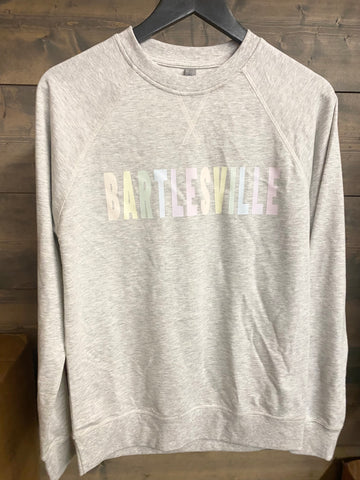 Pastel Color Bartlesville Crew Sweatshirt