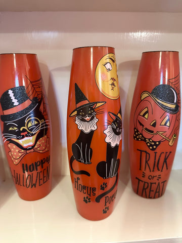 Vintage Halloween PreLite Vase ( Large )