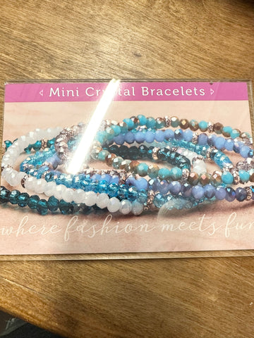 Mini Crystal Stackable Bracelets ( Assorted )