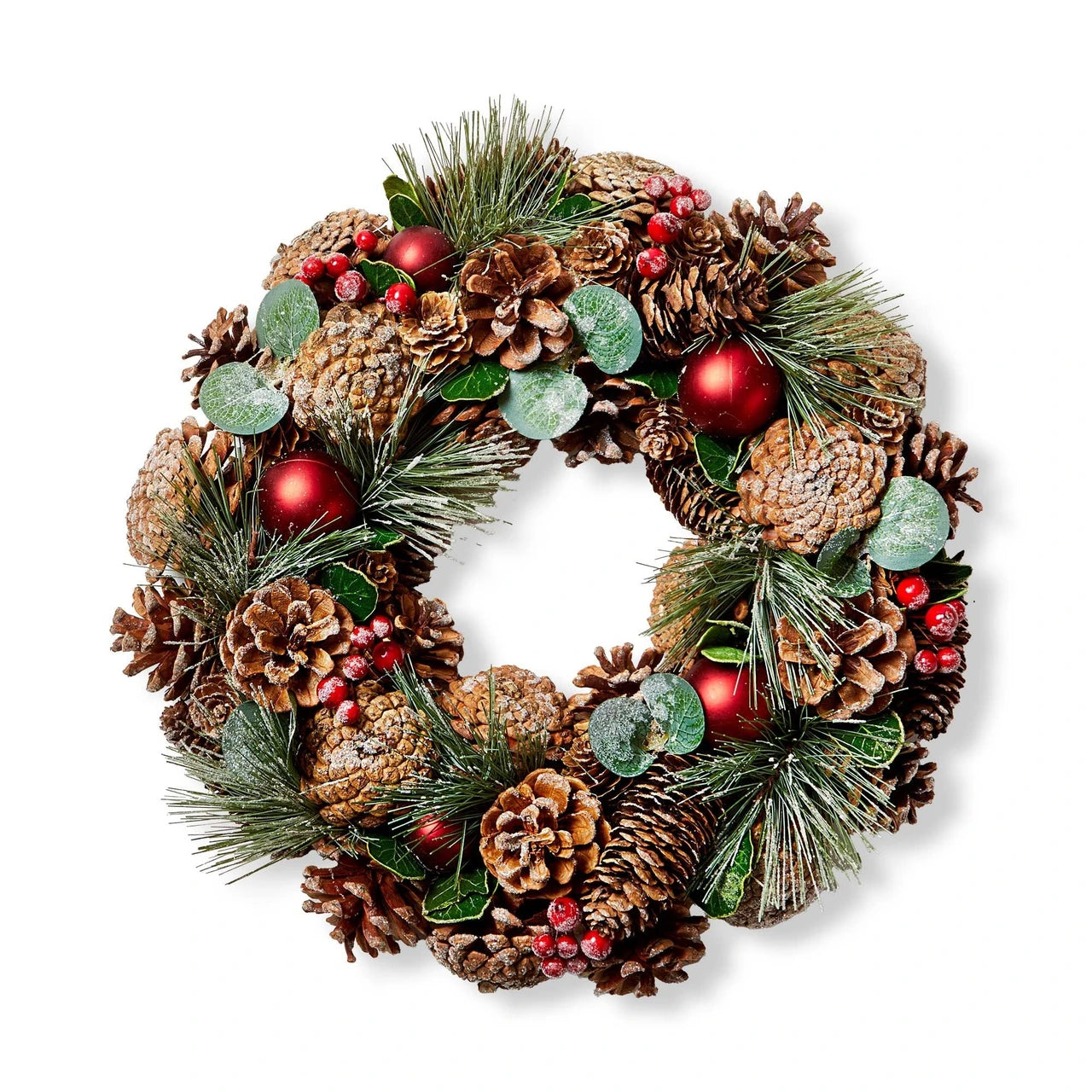 C-26Holiday Pinecone Wreath - 13"
