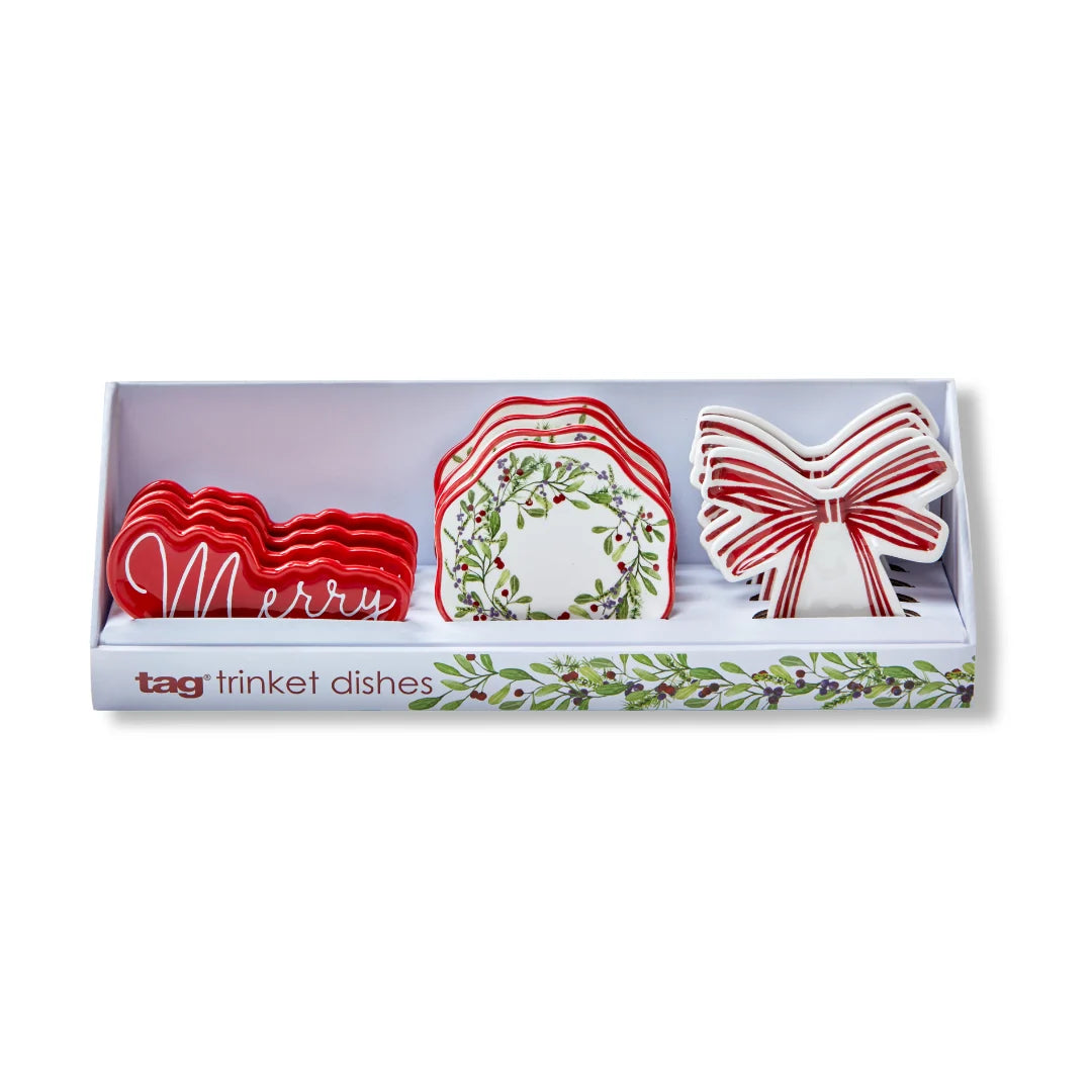 C-26 Winter Berries Trinket Dish