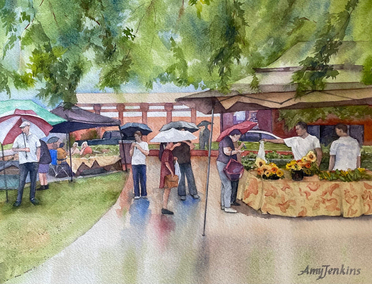 Rainy Farmers Market Day