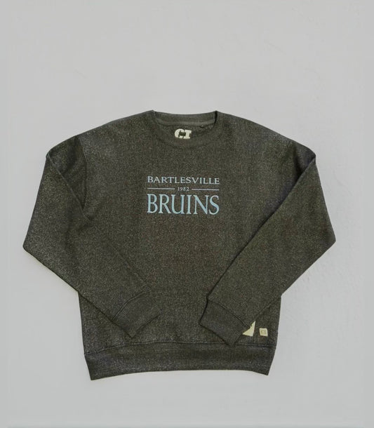 1982 Heather Black Crewneck Sweatshirt Sweater