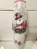 Christmas Snowmen Country Pre-Lit Vase ( Assorted ) C-23