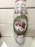 Christmas Snowmen Country Pre-Lit Vase ( Assorted ) C-23