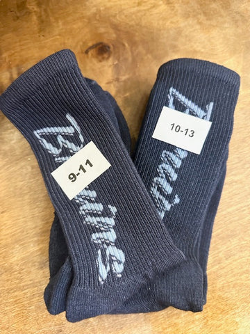 Bruin Script Crew Socks