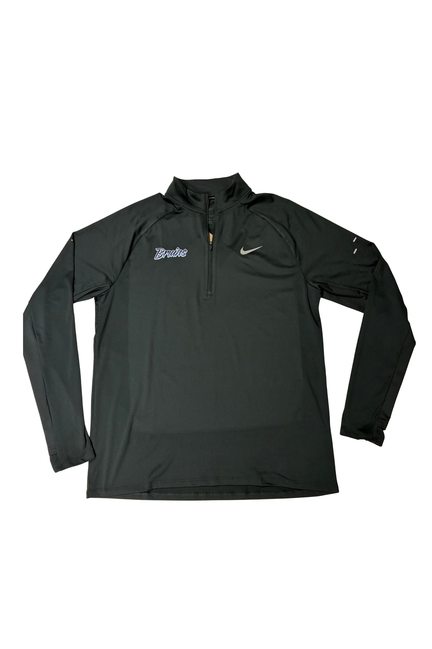 Bruins Nike Grey 1/4 Zip Up Dri-Fit