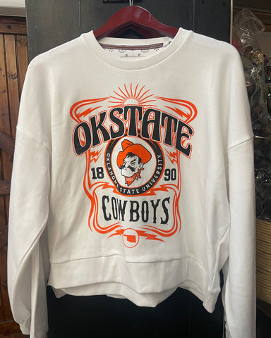 Okstate Cowboys Cropped Sweatshirt