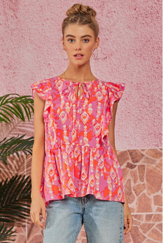 The Kelli Ann Top- Retro Purpose