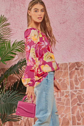 The Summer Rose Top- Retro Purpose