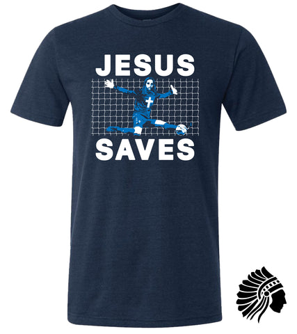 Jesus Saves - Bella Canvas Unisex Tri Blend Tshirt