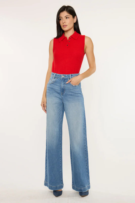 Becca Ultra High Rise Wide Leg Trouser