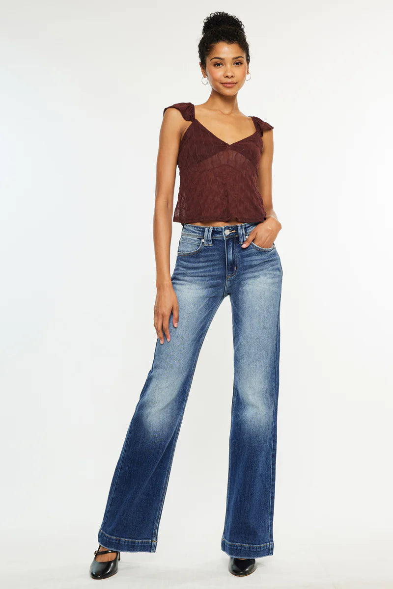Pilot High Rise Flare Jeans