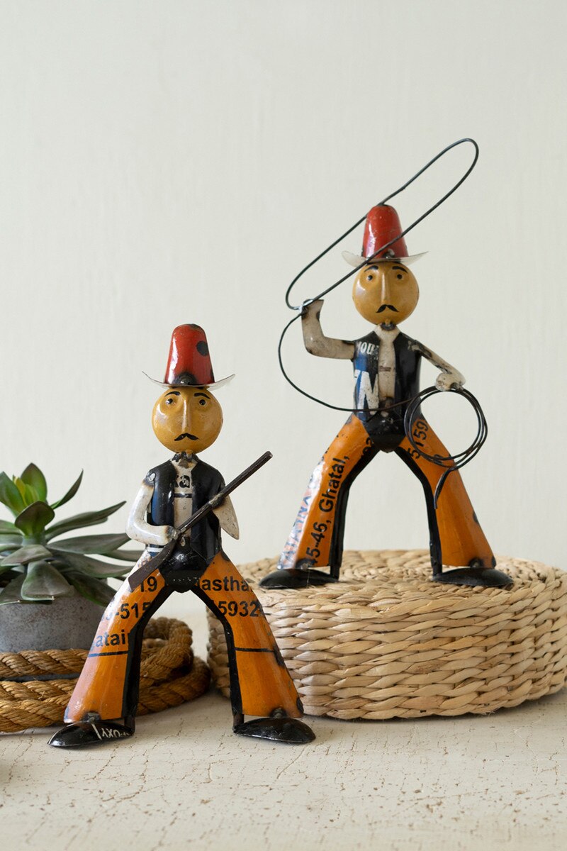 Reclaimed Metal Cowboy