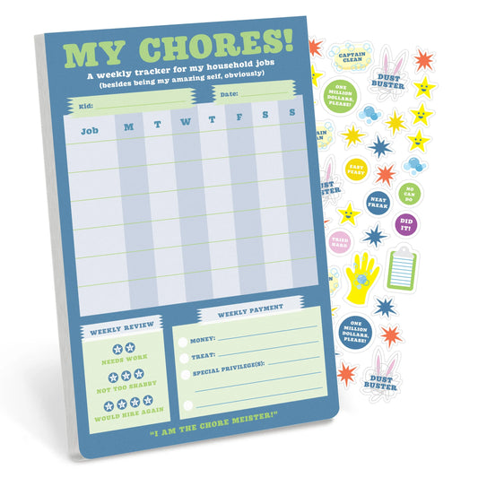 My Chores Weekly Tracker Pad