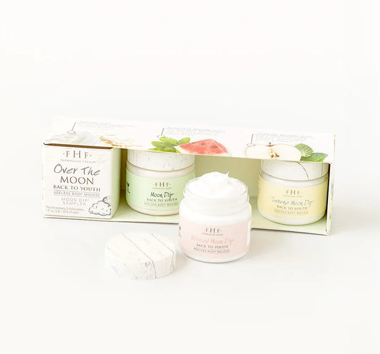 Over The Moon – Moon Dip Body Mousse Sampler
