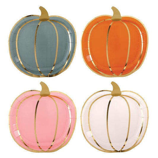 F-26 Foil Shaped Paper Plates 8ct.