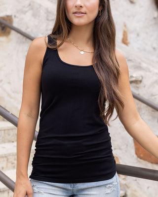 Grace and Lace Reversible Easy Fit Perfect Fit Tank Black