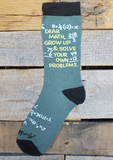 Mason Jar Label Socks  ( Assorted )