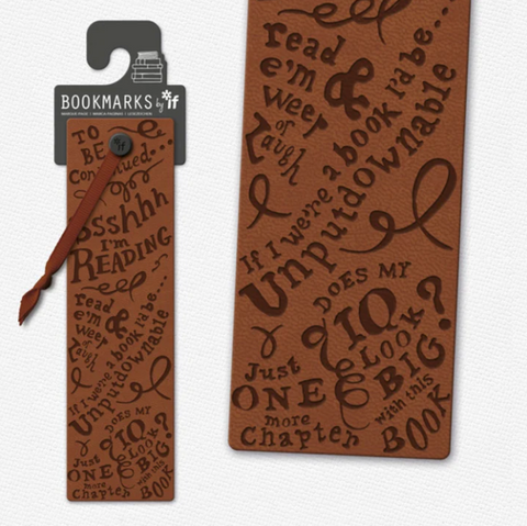 Faux Leather Bookmark ( Assorted )
