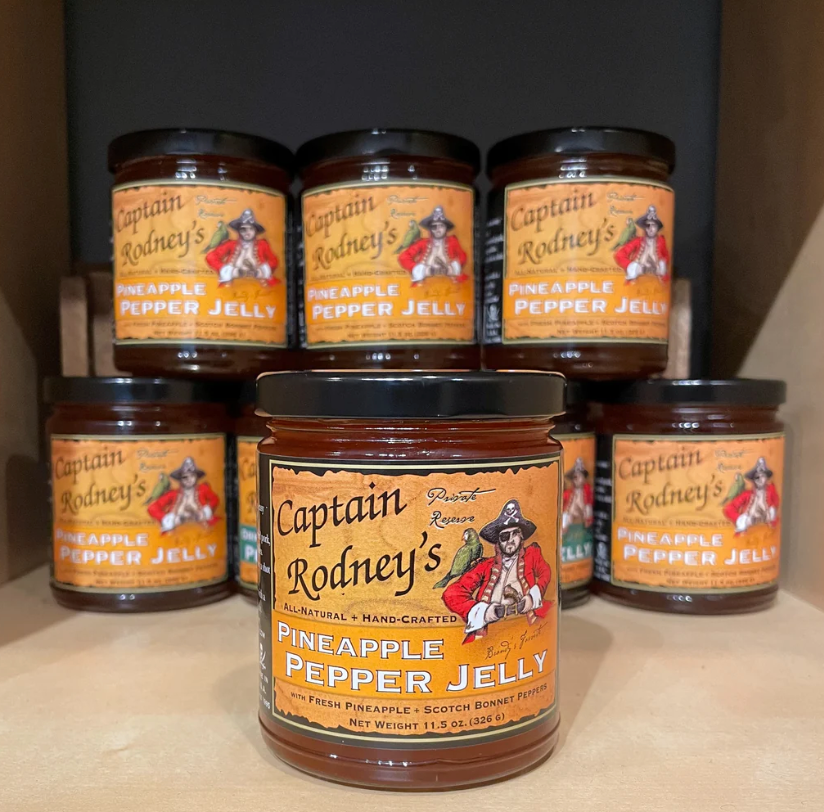 Captain Rodney's Pineapple Pepper Jelly 11.5oz.