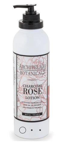 Charcoal Rose Body Lotion 18 oz.