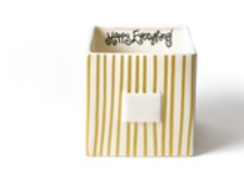 Gold Stripe Mini Nesting Cube