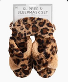 Leopard Slipper / Mask Set ( Assorted )