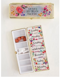 Weekly Pill Organizer - Today I Will Not Stress