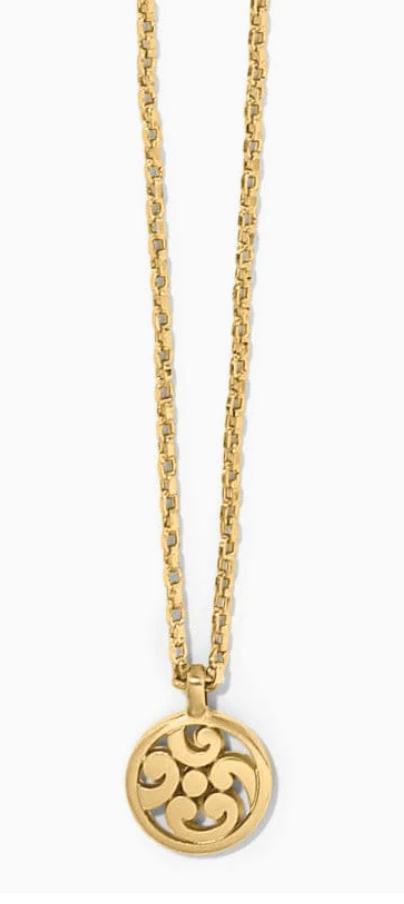 Contempo Medallion Petite Necklace  JM7429*