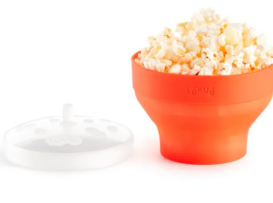 Mini Microwave Popcorn Maker ( Red )