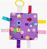 Garden Butterfly Bees Crinkle Tag Square Baby Toy 8"X 8"
