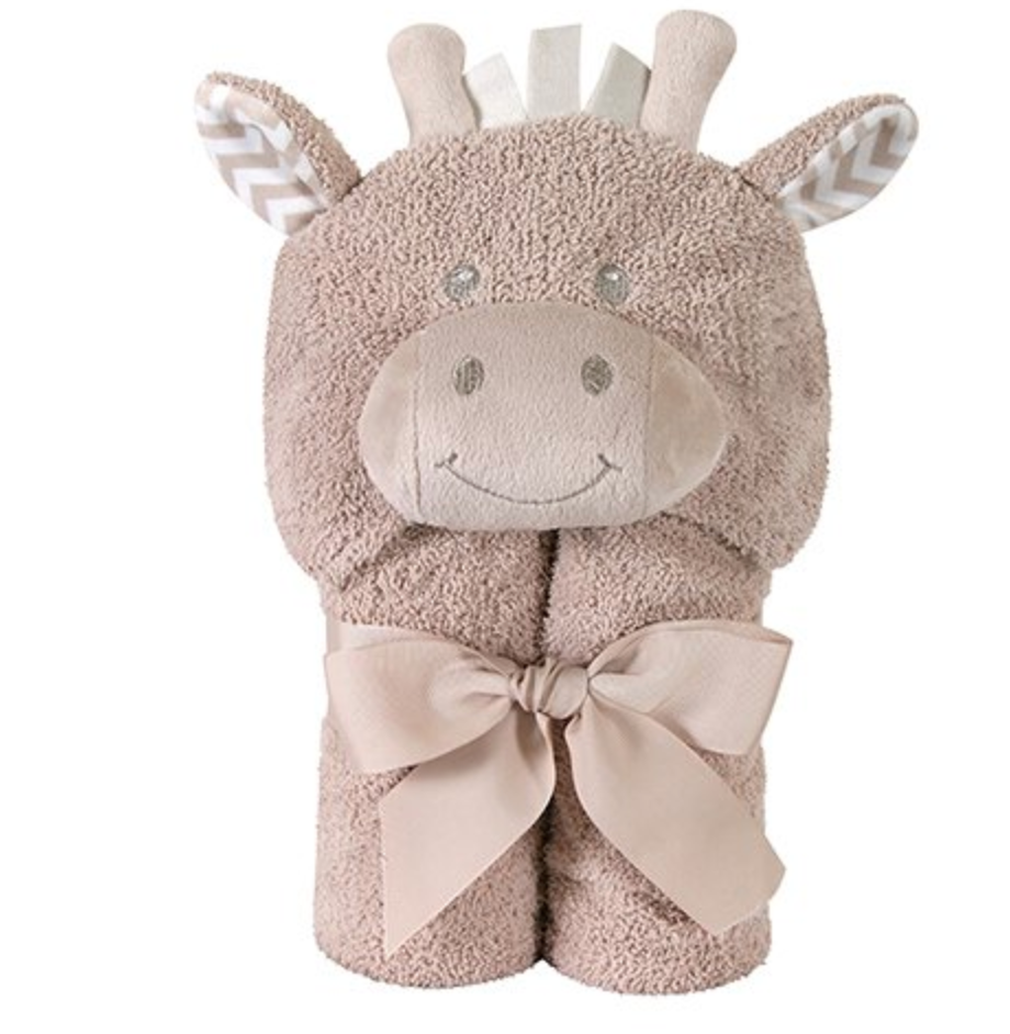 Hooded Towel - Giraffe