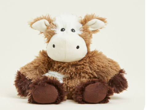 Warmies Junior Stuffed Animal. ( Brown Cow  )