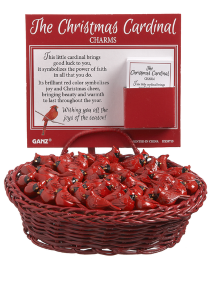 The Christmas Cardinal Charms  C-24 (EX20715 ) (EX26687 )