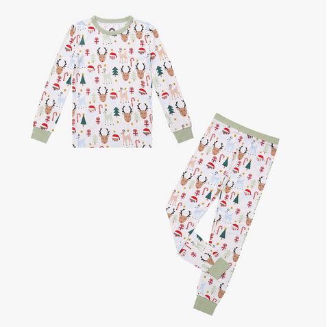 Santa and Friends Christmas Bamboo Pajamas Kids ( Assorted Sizes )