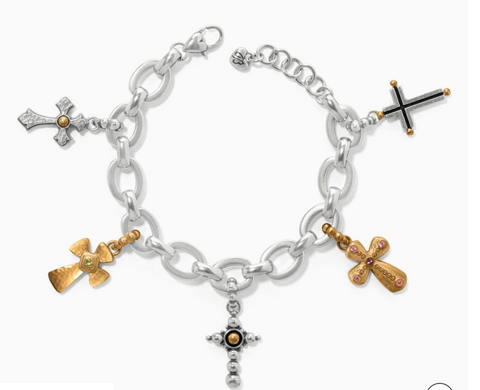 Majestic Cross Charm Bracelet  JF0115