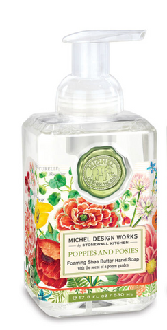 Poppies and Posies Foaming Hand Soap  17.8 oz.