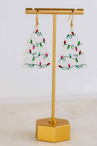 Let's Get Lit Acetate Earrings C-23