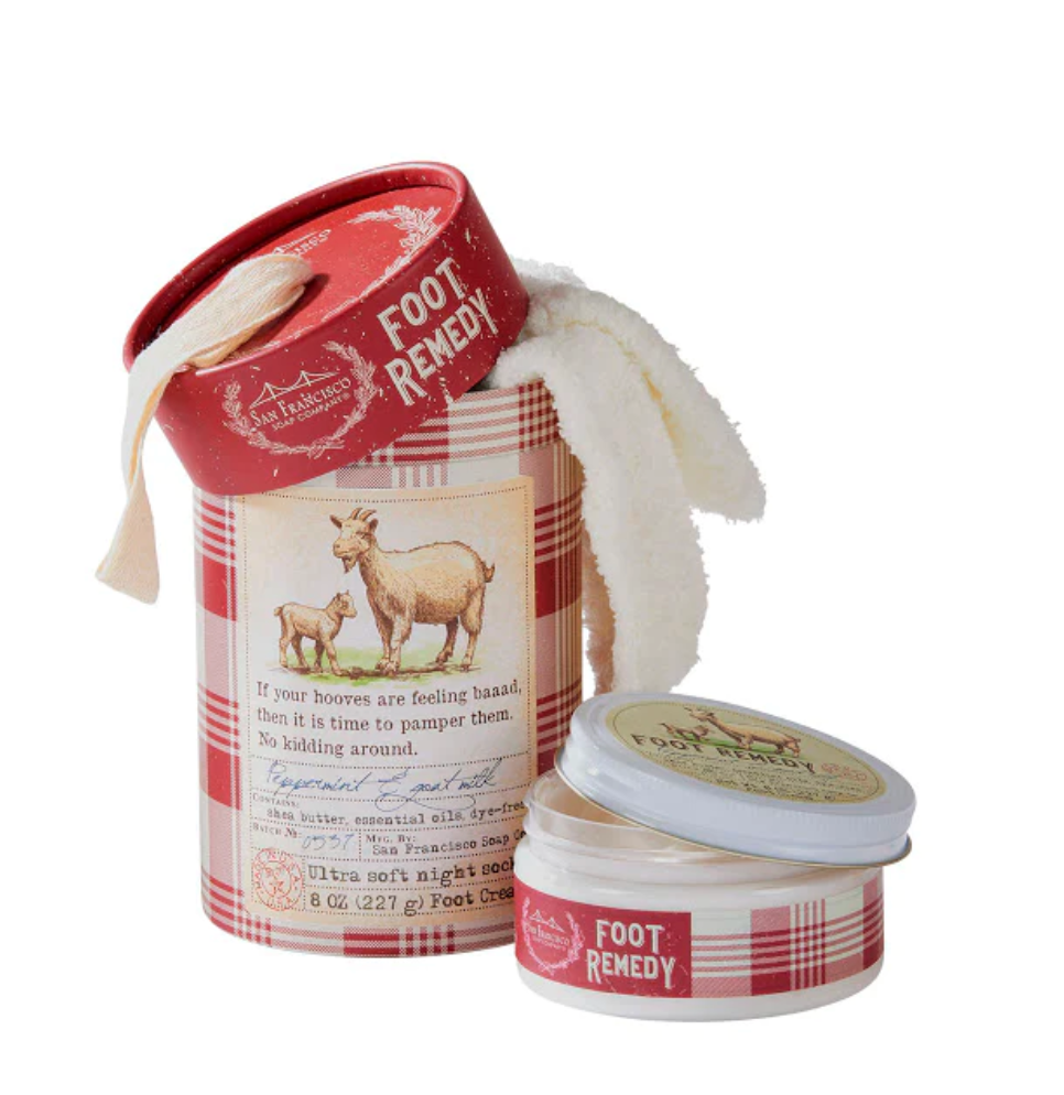 Foot Remedy Kit -  ( Peppermint & Goat Milk )