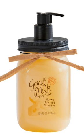 Goat Milk Hand Soap -  ( Honey Apricot )