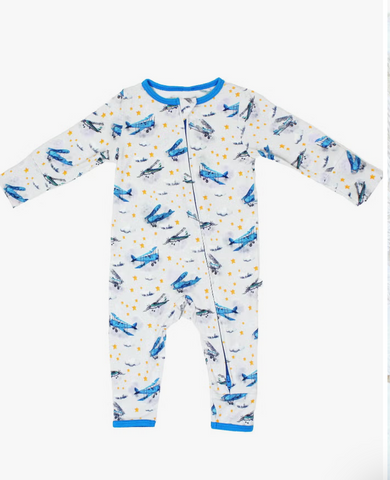 Planes Flying On Cloud 9 Coverall