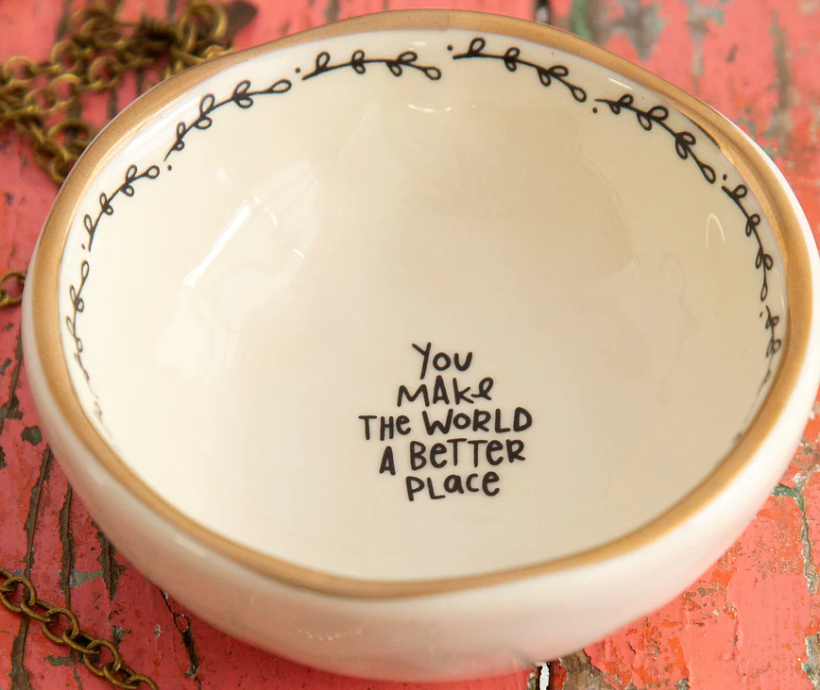 Ceramic Giving Trinket Bowl  ( Assorted )