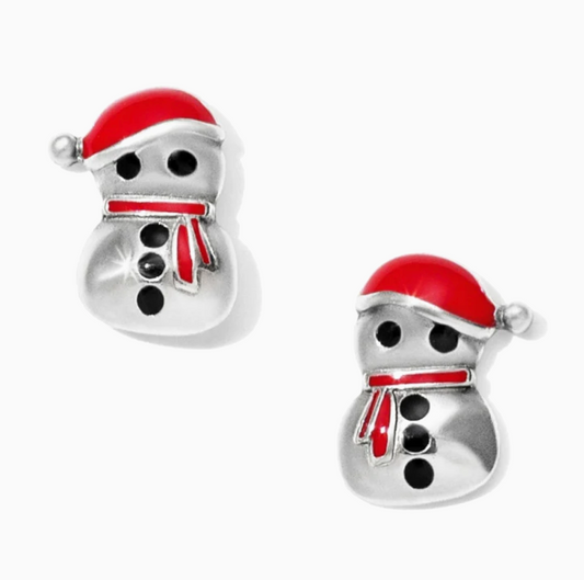Snowman Mini Post Earrings STYLE  ( J22003 )*