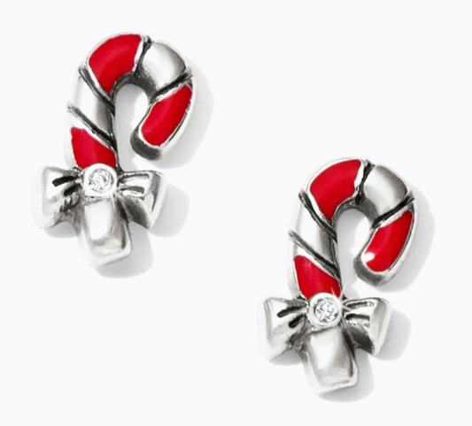 Christmas Candy Cane Mini Post Earrings ( J22023 ) C-23