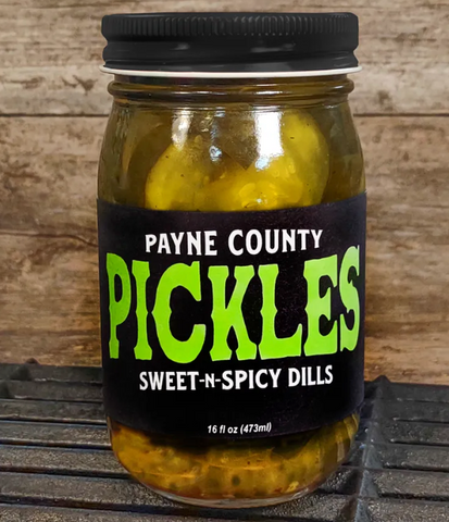 Sweet N Spicy Dill Pickles 16 0z. ( Mild )  ( MIO )