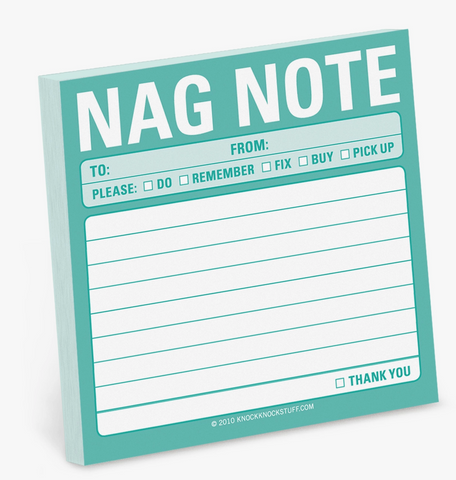 Nag Note Sticky Notes  100 Sheets