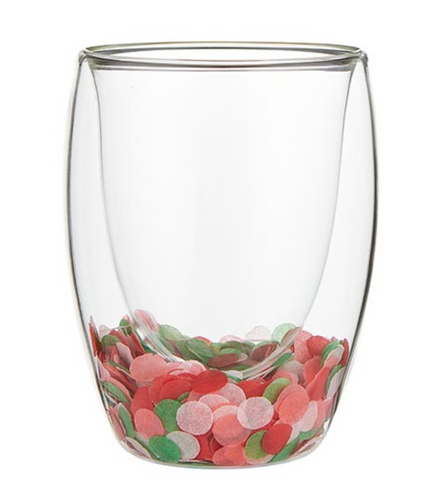 Double-Wall Stemless Wineglass  ( Pink / Red / Green )