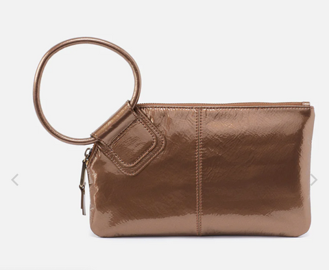 Hobo Sable Wristlet ( Metalic Bronze )