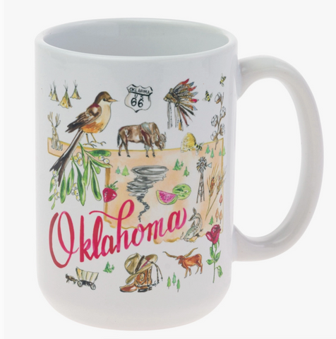 Oklahoma Ceramic Mug 15 oz.